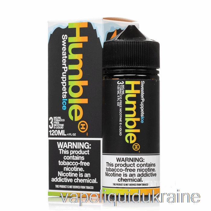 Vape Ukraine ICE Sweater Puppets - Humble Juice Co. - 120mL 0mg